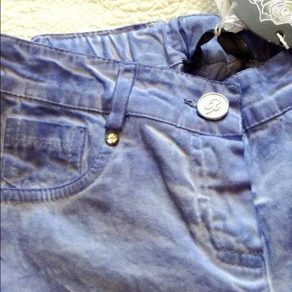 Kids Miss Blumarine CroppedPants Denim 7